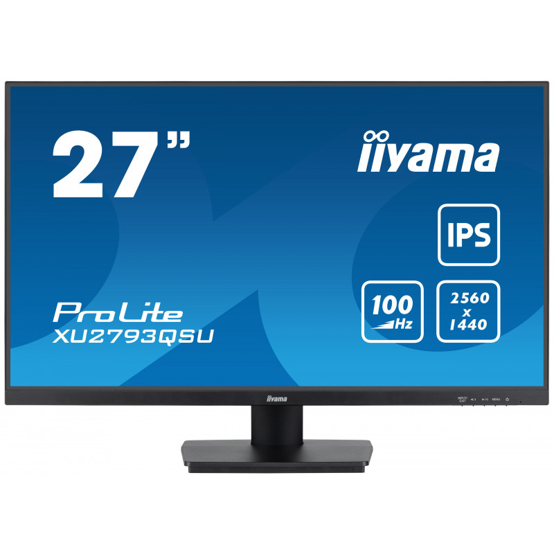 iiyama ProLite XU2793QSU-B7 LED display 68,6 cm (27") 2560 x 1440 pikseliä Wide Quad HD musta