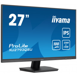 iiyama ProLite XU2793QSU-B7 LED display 68,6 cm (27") 2560 x 1440 pikseliä Wide Quad HD musta