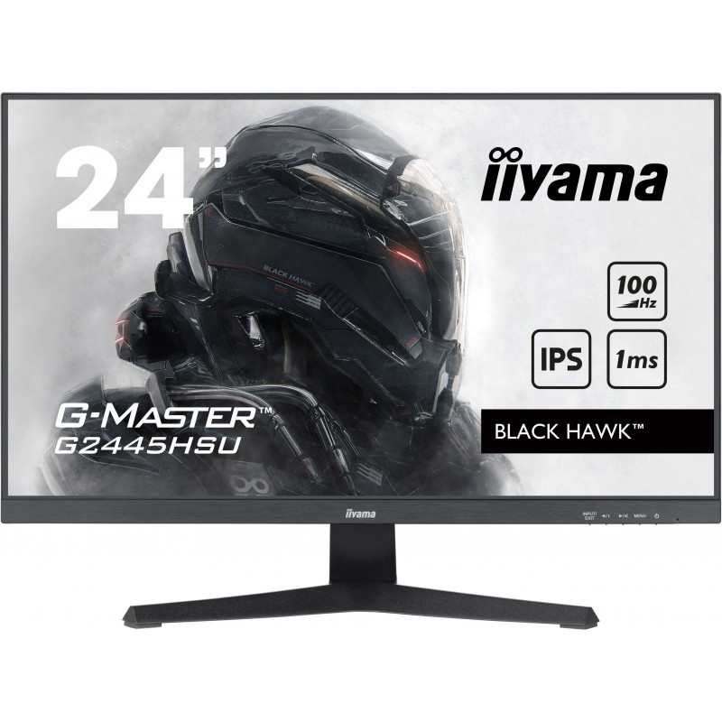 iiyama G-MASTER G2445HSU-B2 tietokoneen litteä näyttö 61 cm (24") 1920 x 1080 pikseliä Full HD LCD musta