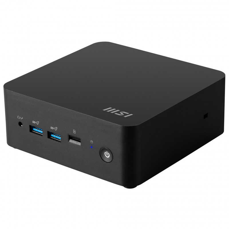 MSI Cubi NUC 1M-003EU Intel Core 3 100U 8 GB DDR5-SDRAM 512 GB SSD Windows 11 Pro musta