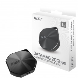 MSI DATAMAG 20GBPS 2TB ulkoinen SSD USB Type-C USB 3.2 Gen 2x2 musta