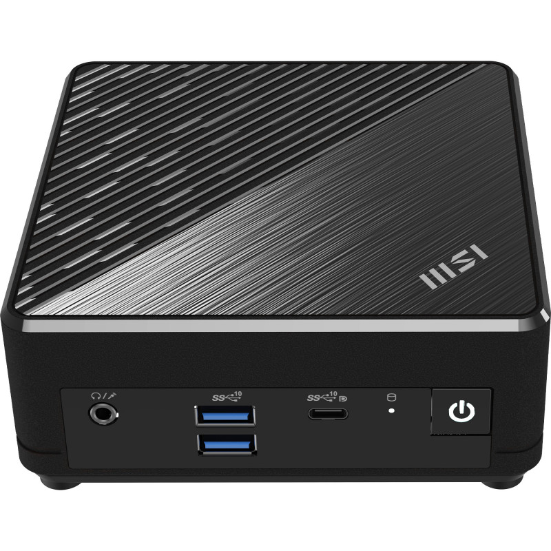 MSI Cubi N ADL-006DE Intel® N N200 4 GB DDR4-SDRAM 128 GB SSD Windows 11 Pro Mini PC musta