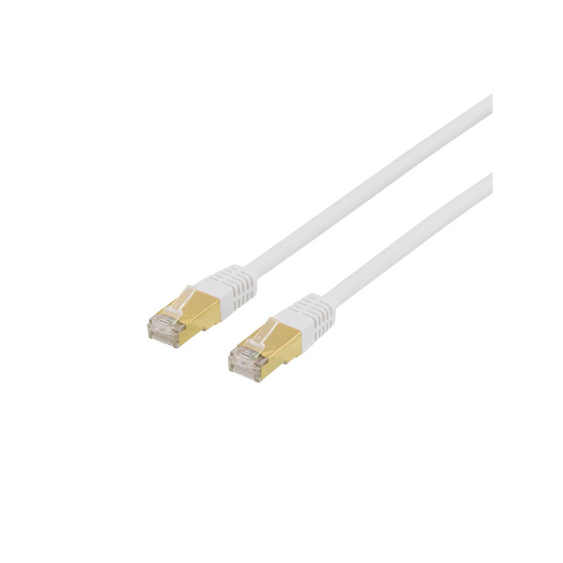 Deltaco STP-715V verkkokaapeli Valkoinen 15 m Cat7 S FTP (S-STP)