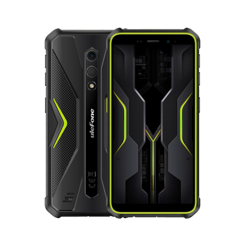 Ulefone Armor X12 13,8 cm (5.45") Hybridi-Dual SIM Android 13 Go edition 4G USB Type-C 3 GB 32 GB 4860 mAh musta