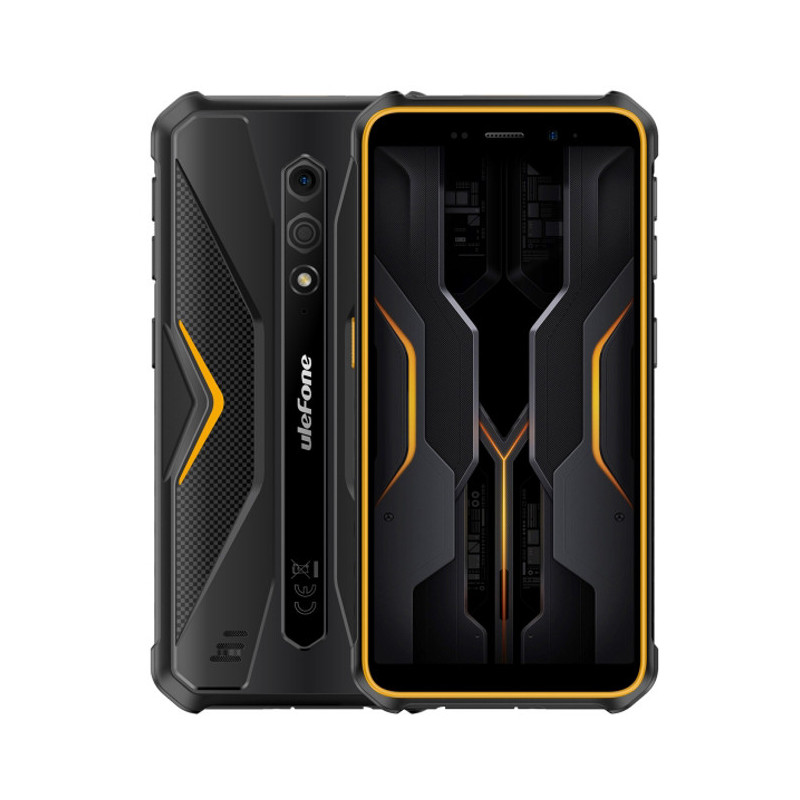 Ulefone Armor X12 13,8 cm (5.45") Hybridi-Dual SIM Android 13 Go edition 4G USB Type-C 3 GB 32 GB 4860 mAh musta