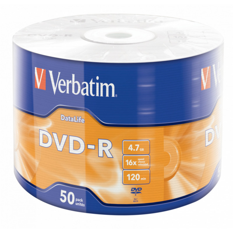 Verbatim 43791 tyhjä DVD-levy 4,7 GB DVD-R 50 kpl