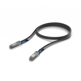 Ubiquiti UACC-DAC-QSFP28-1M InfiniBand- ja kuituoptiikkakaapeli musta