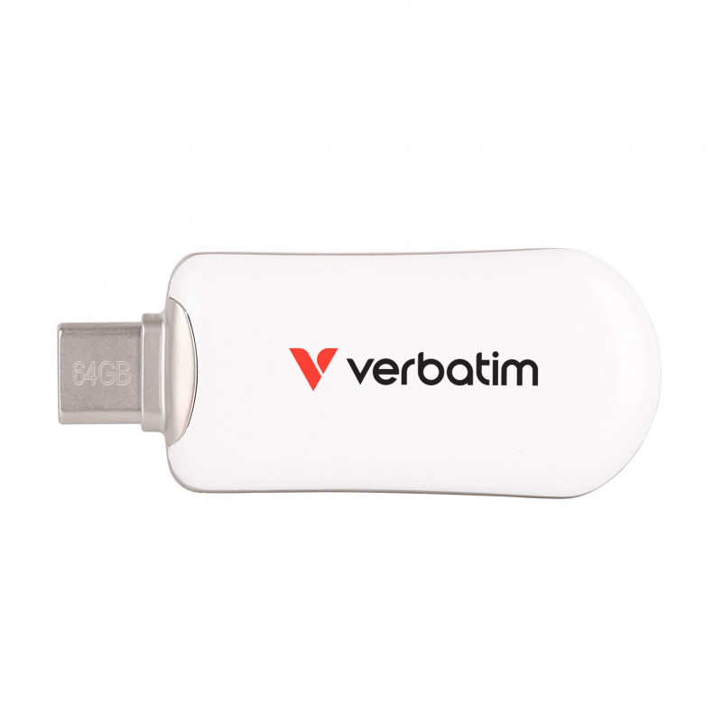 Verbatim 30228 USB-muisti 64 GB USB Type-C 3.2 Gen 1 (3.1 Gen 1) Valkoinen