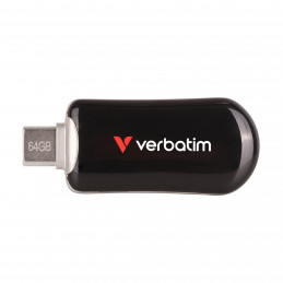 Verbatim 30224 USB-muisti 64 GB USB Type-C 3.2 Gen 1 (3.1 Gen 1) musta