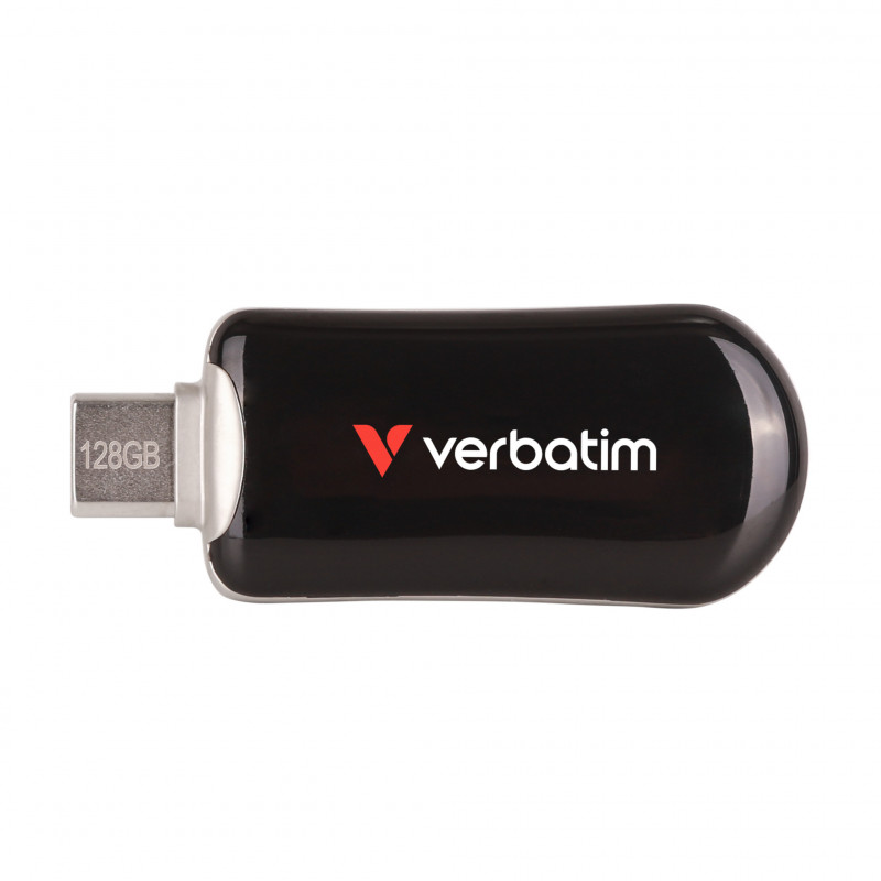 Verbatim 30225 USB-muisti 128 GB USB Type-C 3.2 Gen 1 (3.1 Gen 1) musta