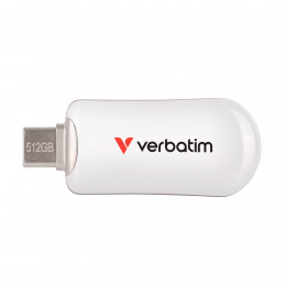 Verbatim 30231 USB-muisti 512 GB USB Type-C 3.2 Gen 1 (3.1 Gen 1) Valkoinen