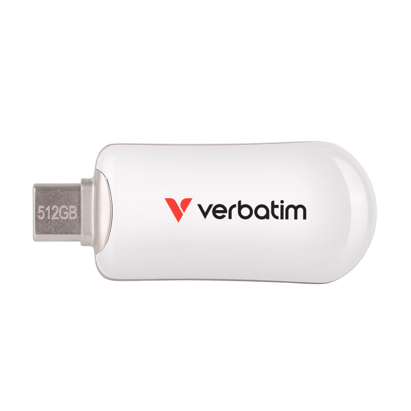 Verbatim 30231 USB-muisti 512 GB USB Type-C 3.2 Gen 1 (3.1 Gen 1) Valkoinen