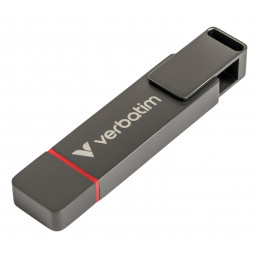 Verbatim Dual QuickStick USB-muisti 1 TB USB Type-A   USB Type-C 3.2 Gen 1 (3.1 Gen 1) Harmaa