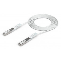 Ubiquiti UACC-Uplink-SFP28-3M InfiniBand- ja kuituoptiikkakaapeli Valkoinen