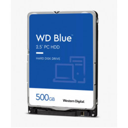 Western Digital Blue WD5000LP sisäinen kiintolevy 500 GB 5400 RPM 128 MB 2.5" Serial ATA III