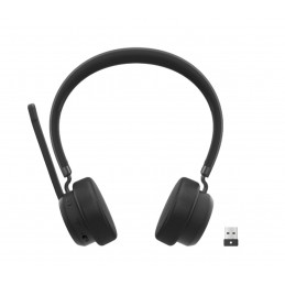 Lenovo Wireless VoIP Headset Kuulokkeet Langaton Pääpanta Toimisto puhelukeskus Bluetooth musta