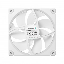 DeepCool FT14 WH Tietokonekotelo Tuuletin 14 cm Valkoinen 1 kpl