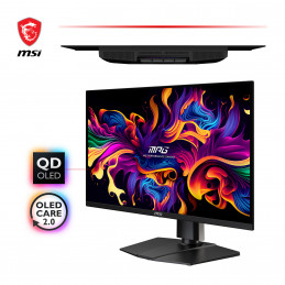 MSI MPG 321URXDE QD-OLED tietokoneen litteä näyttö 80 cm (31.5") 3840 x 2160 pikseliä 4K Ultra HD musta