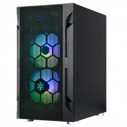 Silverstone FARA H1M PRO Micro Tower musta