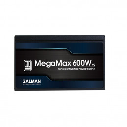 Zalman ZM600-TXII V2 MegaMax 80PLUS 230V EU STANDARD Certified high efficiency PCI-E virtalähdeyksikkö 600 W 20+4 pin ATX ATX