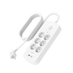 Belkin Connect Valkoinen 6 AC-pistorasia(a) 2 m