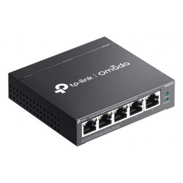 TP-Link Omada ES205G Hallittu Gigabit Ethernet (10 100 1000) Power over Ethernet -tuki musta