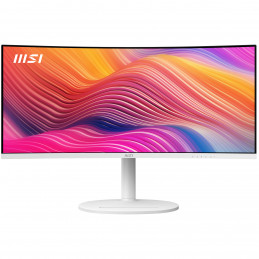 MSI Modern MD342CQPWDE tietokoneen litteä näyttö 86,4 cm (34") 3440 x 1440 pikseliä UltraWide Quad HD LCD Valkoinen