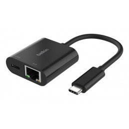 Belkin INC019BTBK kannettavien tietokoneiden telakka ja porttitoistin Langallinen USB 3.2 Gen 1 (3.1 Gen 1) Type-C musta