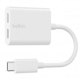 Belkin F7U081BTWH keskitin USB Type-C Valkoinen