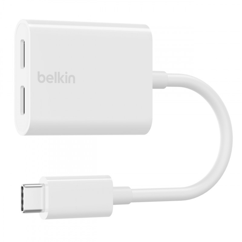 Belkin F7U081BTWH keskitin USB Type-C Valkoinen