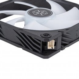 Silverstone NovaPeak 360 ARGB Suoritin Nestejäähdytyspakkaus 12 cm musta 1 kpl