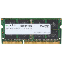 Mushkin SO-DIMM 8GB DDR3 Essentials muistimoduuli 1 x 8 GB 1066 MHz