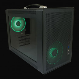 LC-Power LC-716MB-ON tietokonekotelo Micro Tower musta