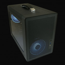 LC-Power LC-716MB-ON tietokonekotelo Micro Tower musta