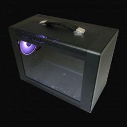 LC-Power LC-716MB-ON tietokonekotelo Micro Tower musta