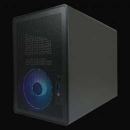 LC-Power LC-716MB-ON tietokonekotelo Micro Tower musta
