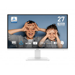 MSI Pro MP273QWDE E2 tietokoneen litteä näyttö 68,6 cm (27") 2560 x 1440 pikseliä Wide Quad HD LCD Valkoinen