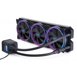 Alphacool 11731 Tietokoneen jäähdytysjärjestelmä Suoritin All-in-one-nesteenjäähdytin 14 cm musta 1 kpl