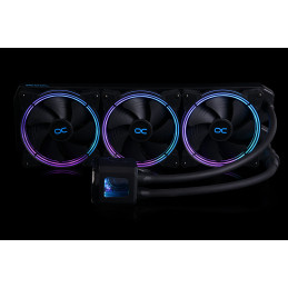 Alphacool 11731 Tietokoneen jäähdytysjärjestelmä Suoritin All-in-one-nesteenjäähdytin 14 cm musta 1 kpl