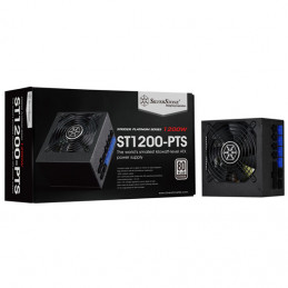 Silverstone ST1200-PTS virtalähdeyksikkö 1200 W 20+4 pin ATX ATX musta