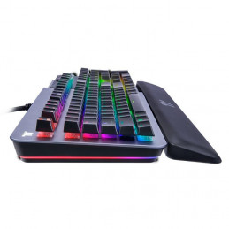 Thermaltake Argent K5 RGB näppäimistö Pelaaminen USB QWERTY englanti Titaani