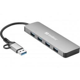 Sandberg USB-C A to 4xUSB 3.0 Hub