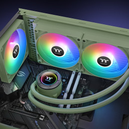 Thermaltake TH280 V2 ARGB Emolevy Nestejäähdytyspakkaus Vihreä 1 kpl