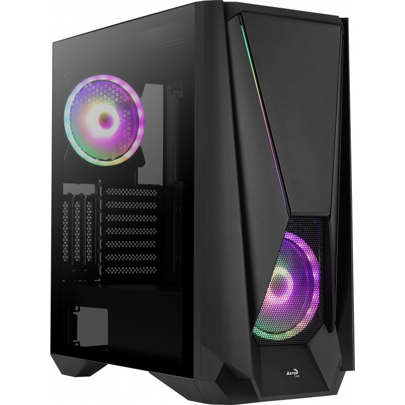 Aerocool Visor Midi Tower musta