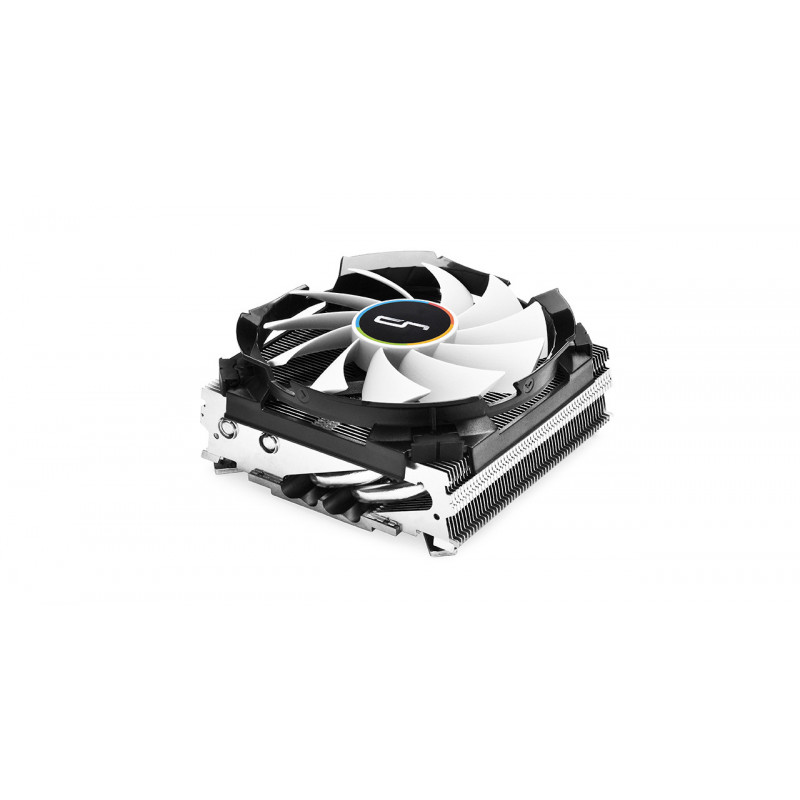 CRYORIG CR-C7R Tietokoneen jäähdytysjärjestelmä Suoritin Jäähdytin 9,2 cm musta, Hopea, Valkoinen