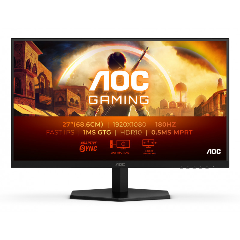 AOC G4 27G42E tietokoneen litteä näyttö 68,6 cm (27") 1920 x 1080 pikseliä Full HD LCD musta