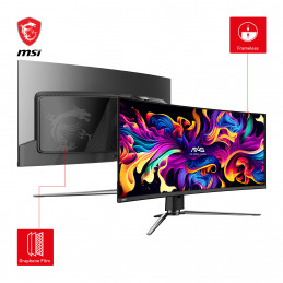 MSI MAG 341CQPDE QD-OLED tietokoneen litteä näyttö 86,4 cm (34") 3440 x 1440 pikseliä UltraWide Quad HD musta