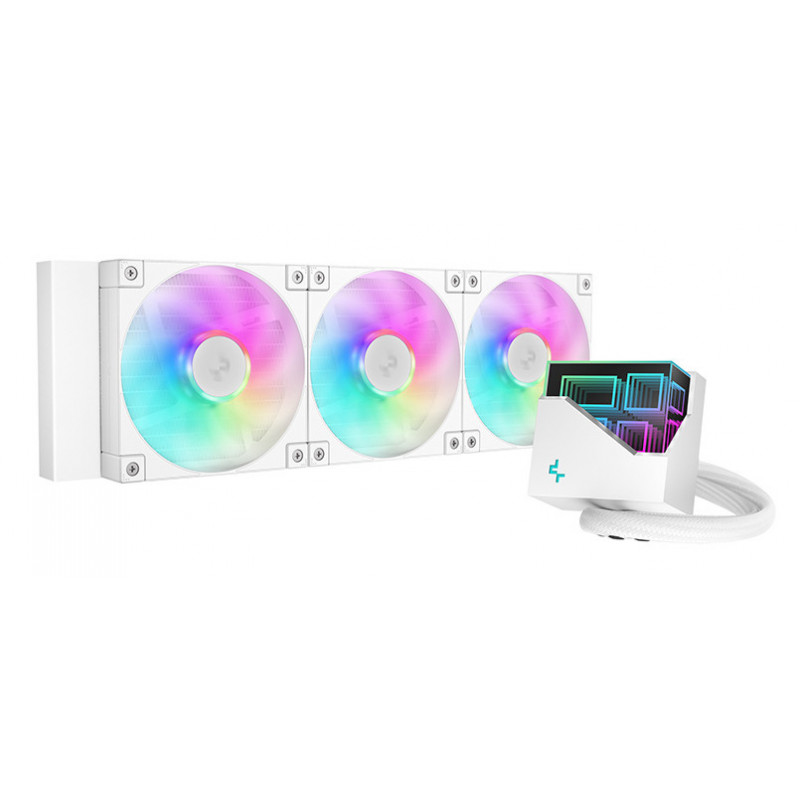 DeepCool LT360 Suoritin All-in-one-nesteenjäähdytin 12 cm Valkoinen 1 kpl