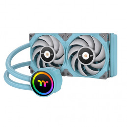 Thermaltake CL-W319-PL12TQ-A Tietokoneen jäähdytysjärjestelmä Suoritin All-in-one-nesteenjäähdytin 12 cm Turkoosi 1 kpl