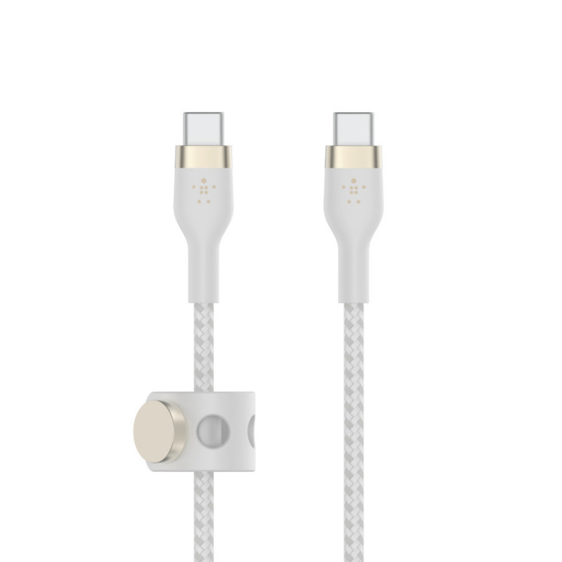 Belkin BOOST↑CHARGE PRO Flex USB-kaapeli USB 2.0 3 m USB C Valkoinen